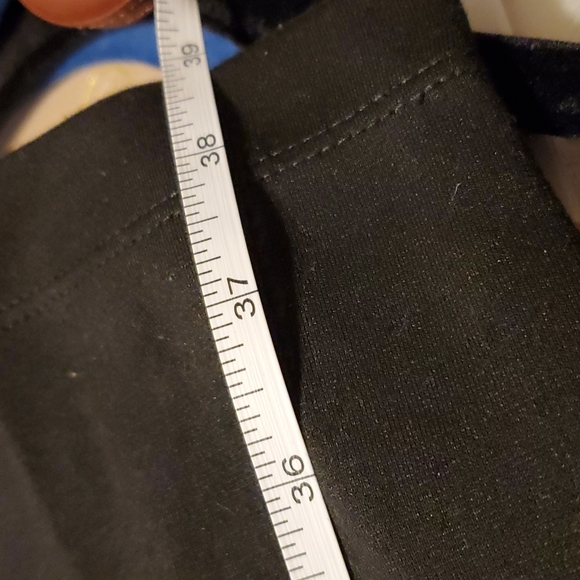 Lane Bryant Black leggings,solid Pointe knit fabric in black. - Picture 5 of 5
